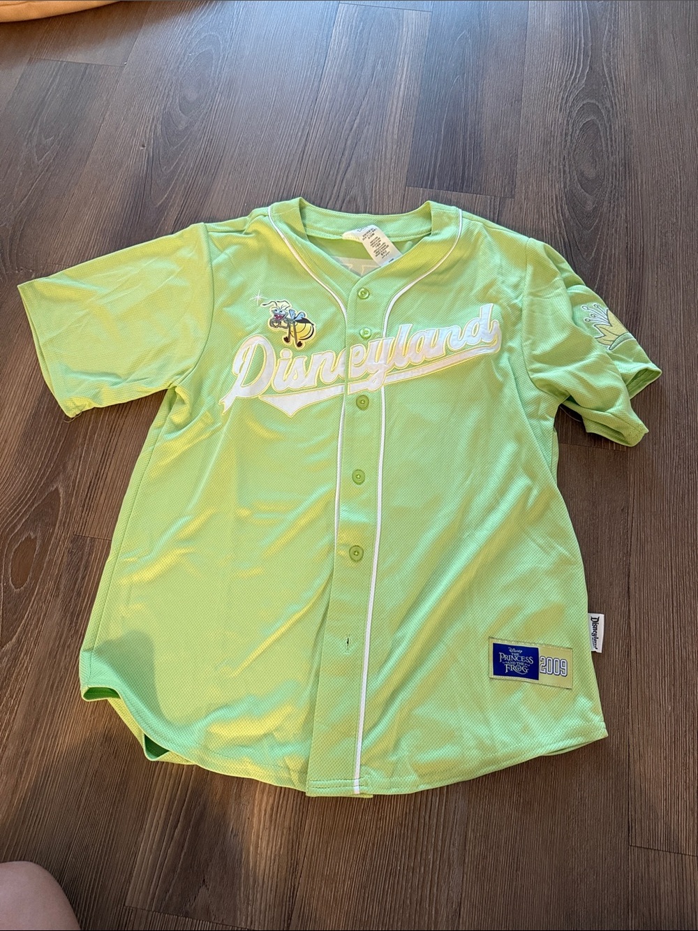 NWT Disney princess baseball Jersey Tiana Princess and the Frog